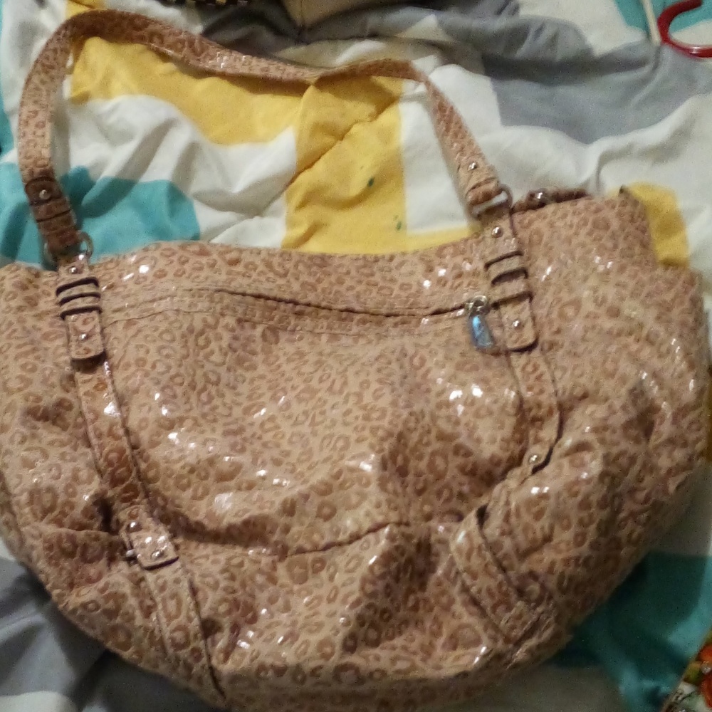 Rosetti suede chettah purse